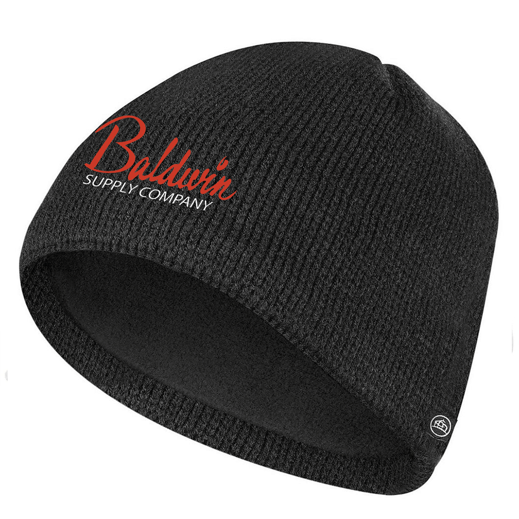 Stormtech Black Helix Knitted Fleece Beanie