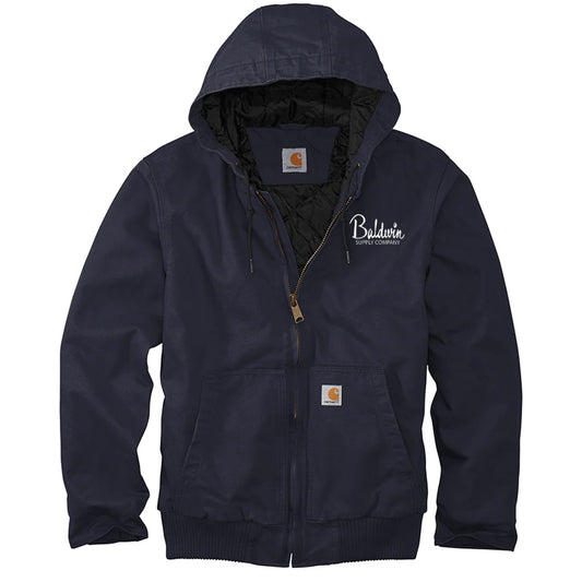 Carhartt Men's Navy Washed Duck Active Jacket