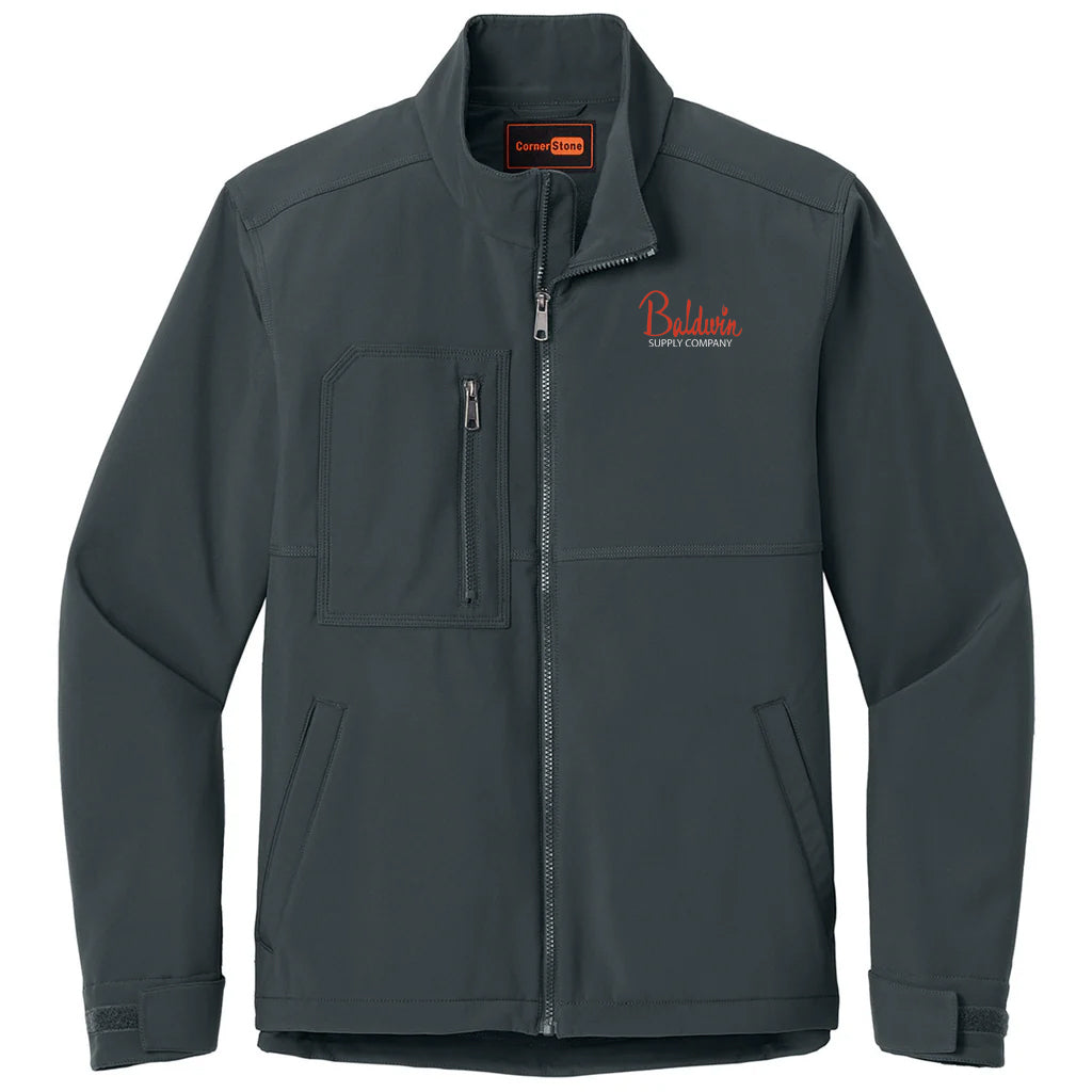 CornerStone Men's Iron Grey Workwear Soft Shell