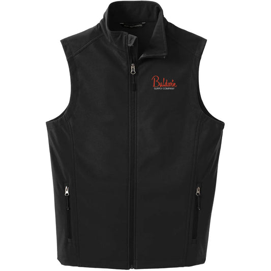 Port Authority Men's Black Core Softshell Vest