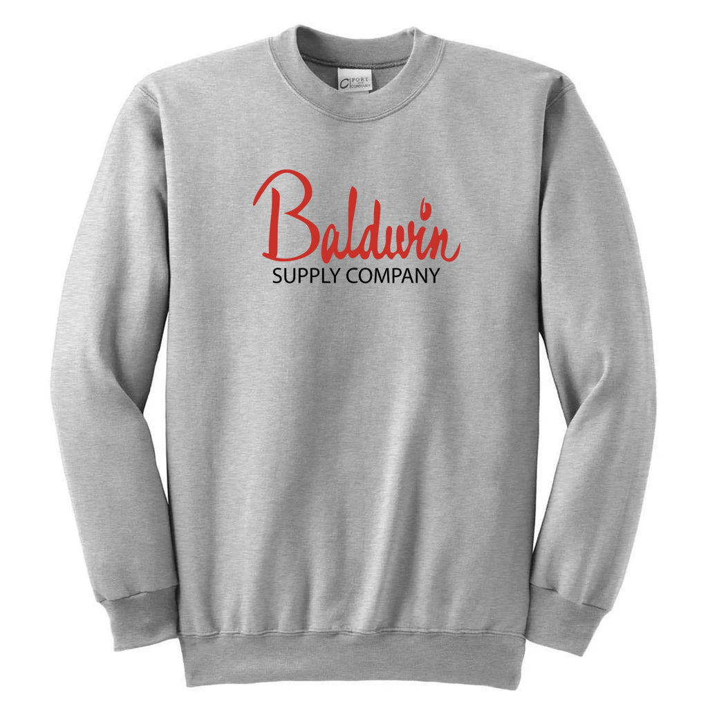 Port & Company Ash Grey Ultimate Crewneck Sweatshirt