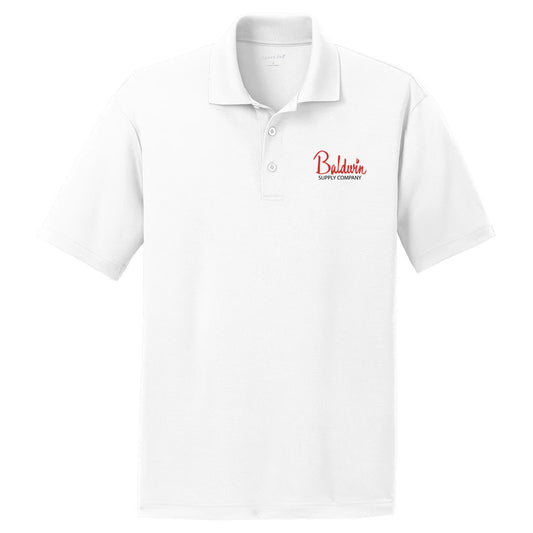 Sport-Tek Men's White PosiCharge RacerMesh Polo
