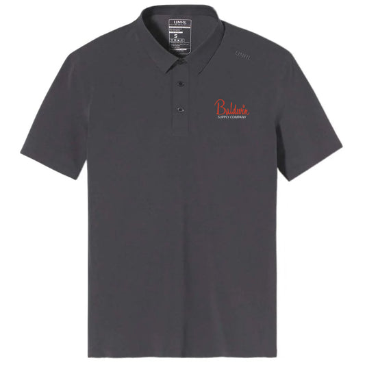UNRL Men's Gunmetal Legend Polo