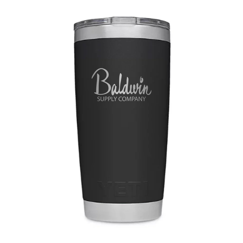 YETI Black Rambler 20 oz. Tumbler