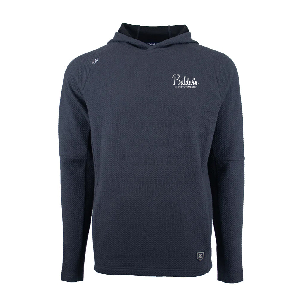 Zusa Unisex Charcoal Afton Textured Hoodie