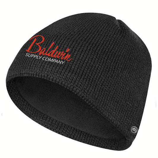 Stormtech Black Helix Knitted Fleece Beanie