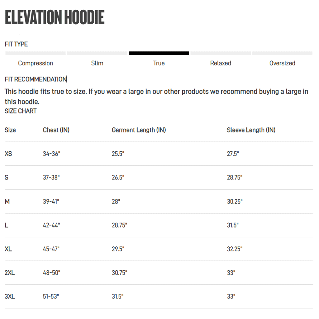 UNRL Men's Charcoal Elevation Hoodie